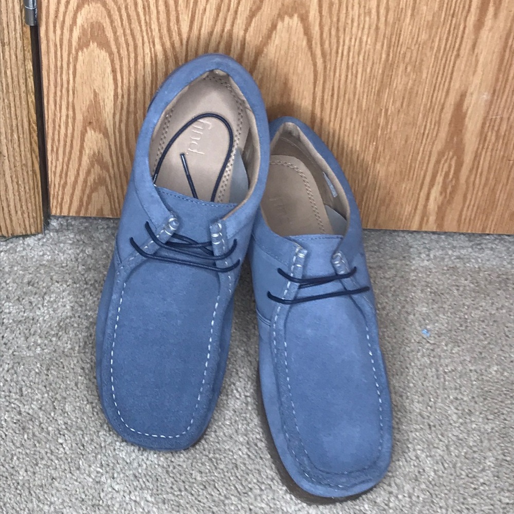 find. (brand), blue suede Addison Men’s shoes